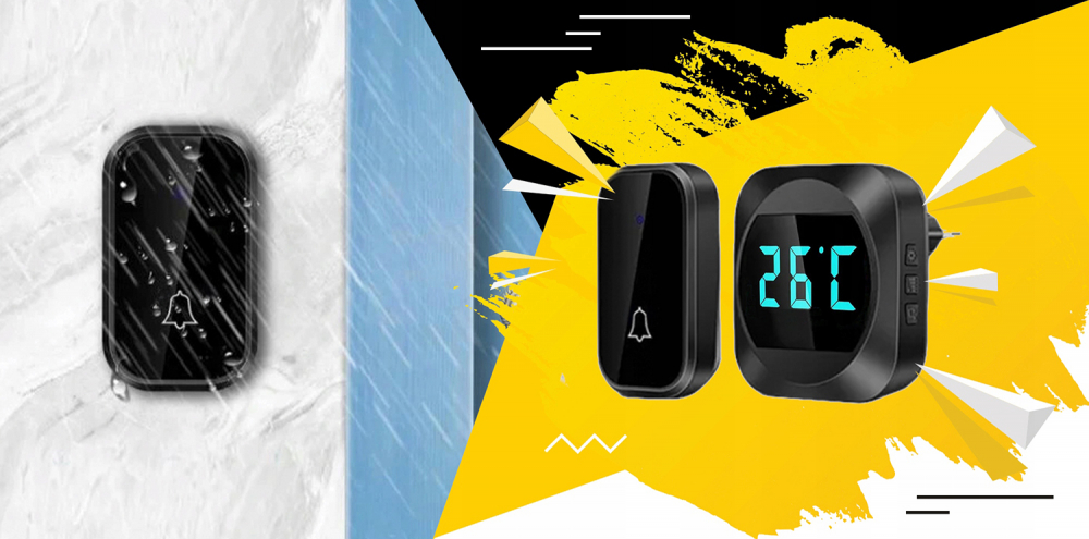 Sonerie Wireless Nicekids cu Termometru 200m - imagine 6