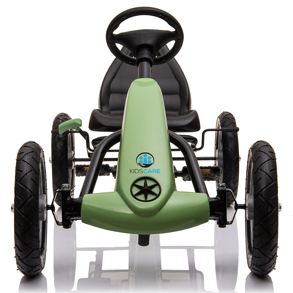 Karera Kidscare - Kart Pedale Verde Copii 4-9 Ani