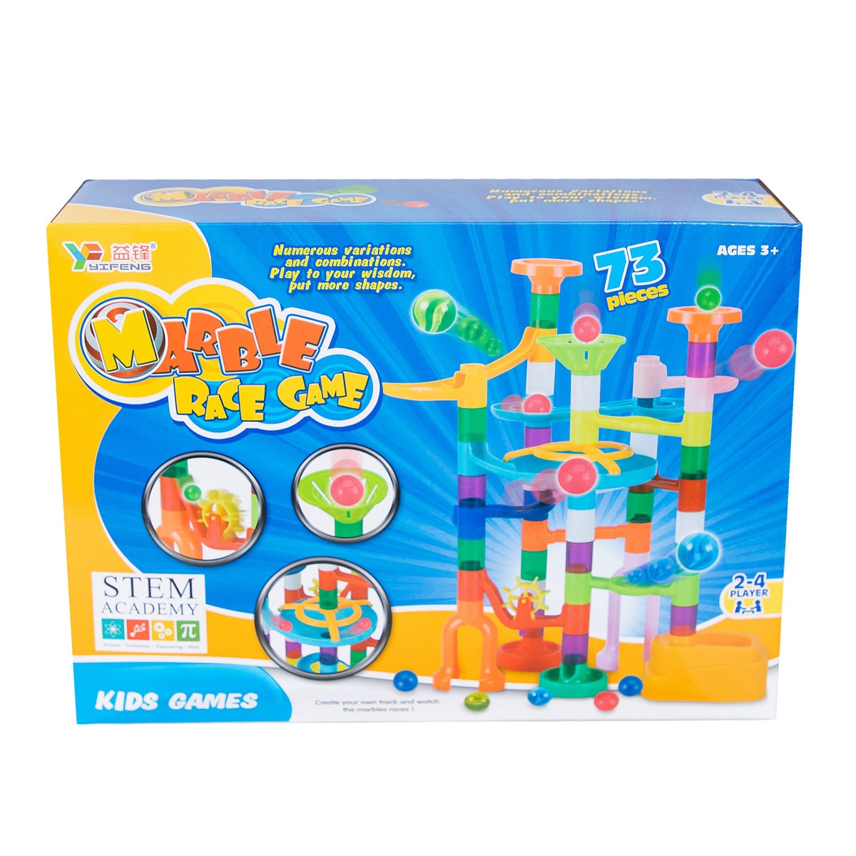 Joc Constructie Marble Race, 73 Piese, Sunman