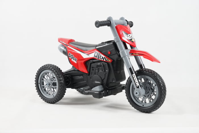 Motocicleta 3 Roti Hollicy 12V Rosu - Enduro