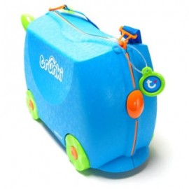 Trunki Terrance Blue | Geamantan copii rezistent, pe roti - imagine 4