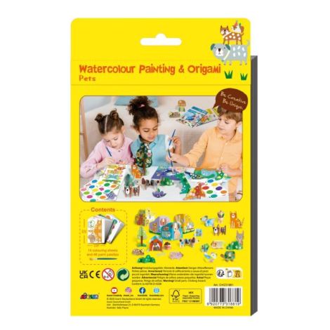 Set Avenir 2-in-1 Pictura & Origami Animale - imagine 2