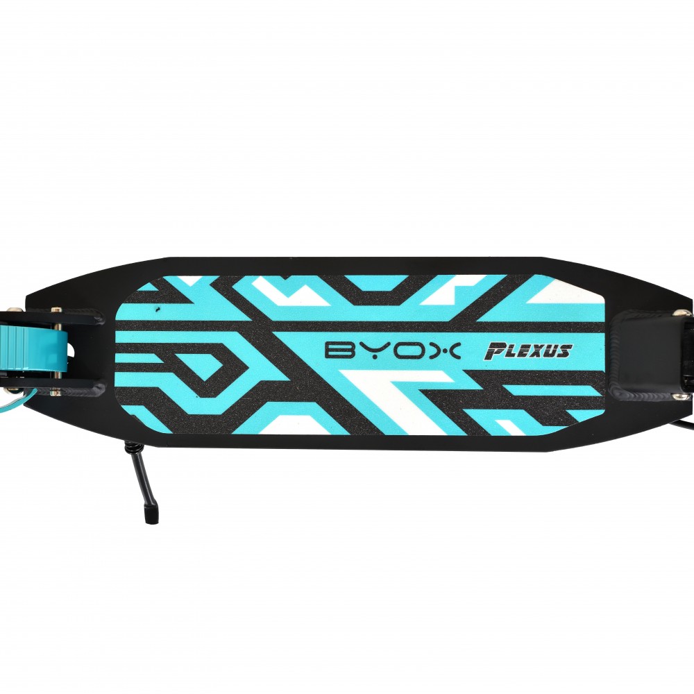 Trotineta Byox Plexus Turquoise, Aluminiu, 10 Ani+ - imagine 3