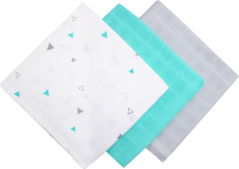 Scutece Muselina Hausmann 70x70cm, Set 3 Buc - imagine 2