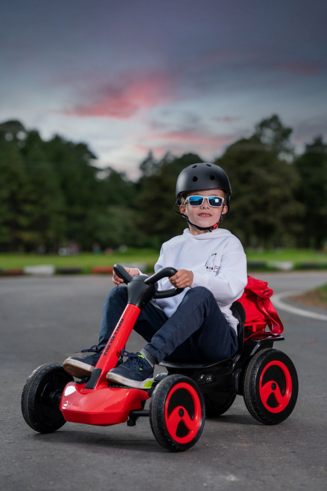 Kart Electric Rollplay XL 12V Pliabil cu Cos - imagine 5