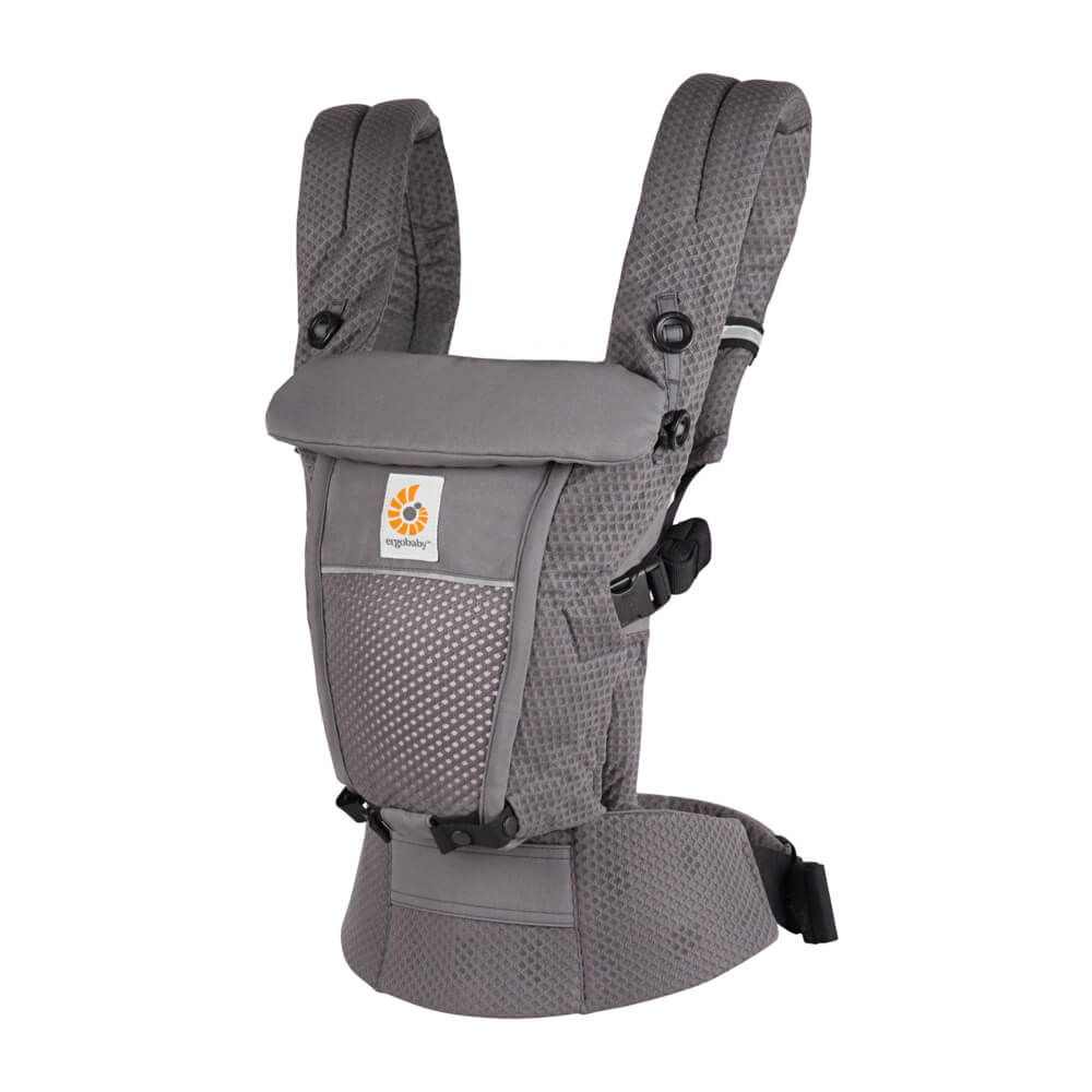 Ergobaby Adapt Soft Flex Mesh, Marsupiu Ergonomic, Gri Grafit - imagine 5
