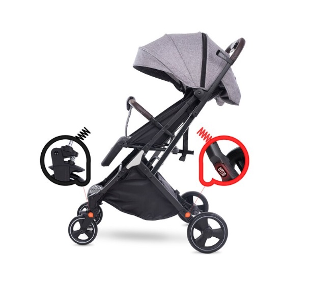 Carucior Maawo Puer Light - Compact și Ușor - imagine 3