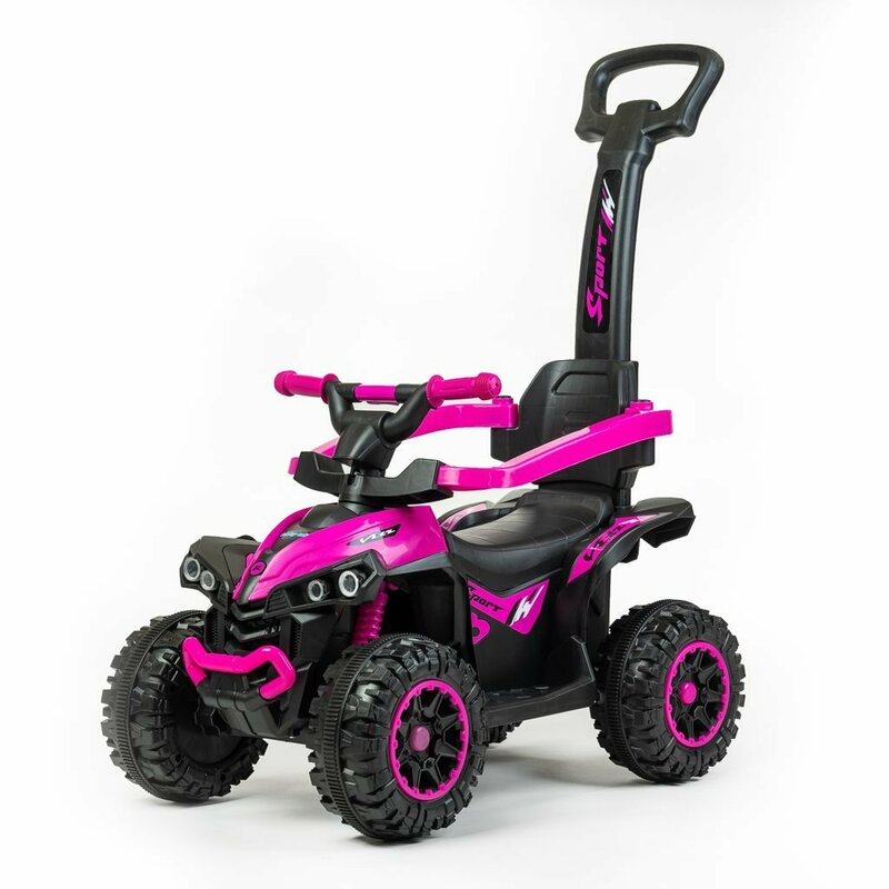 Masinuta Baby Mix Mega cu Maner Pink