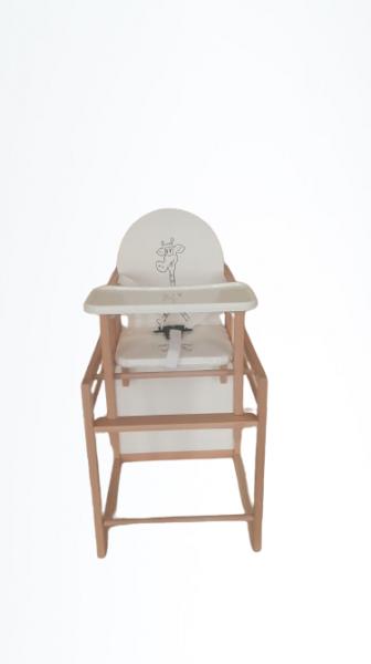 Scaun de masă MyKids Wiktoria Giraffe, Lemn de Fag - imagine 3