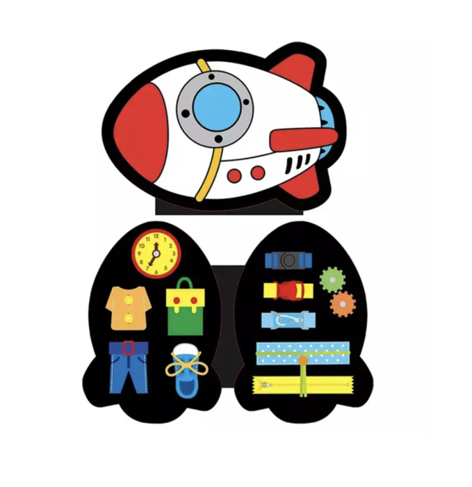 Carte Senzorială Racheta Creative World Toys