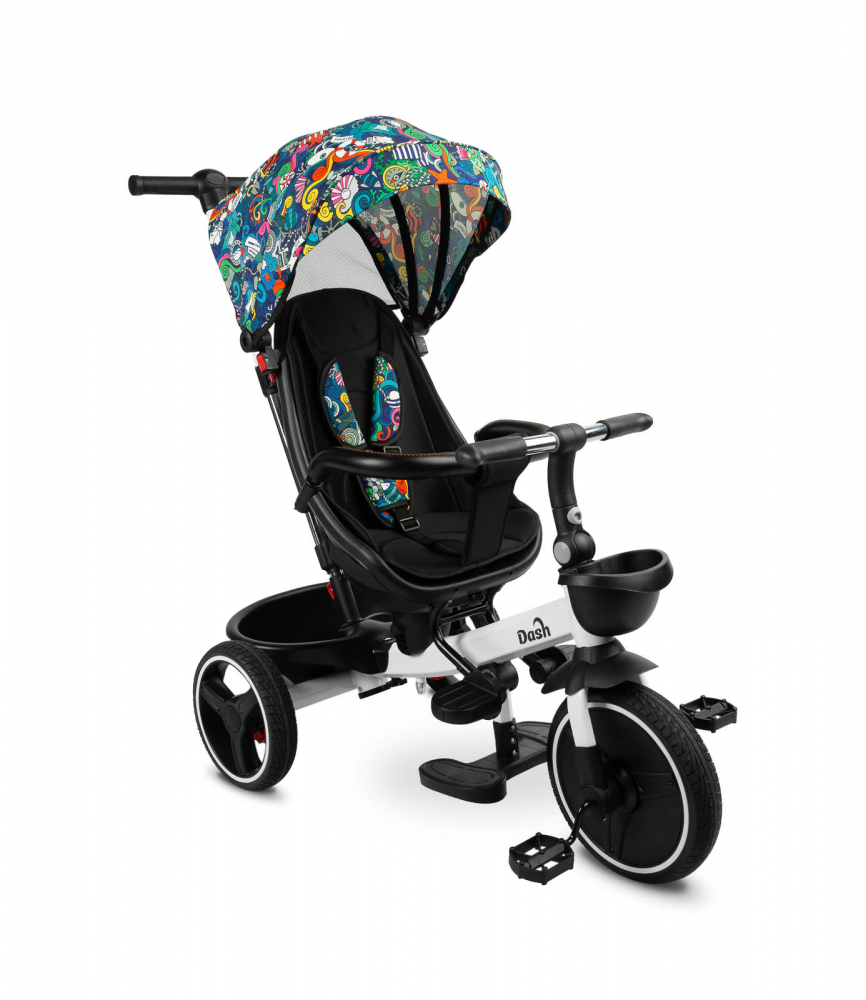 Tricicleta Toyz Dash cu Maner Parental si Scaun Reversibil