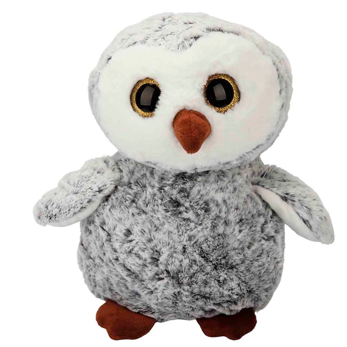 Bufnita Puffy Friends Plus Moale, Gri, 30cm