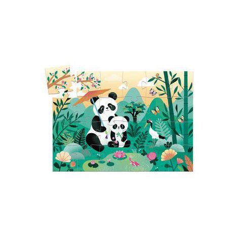 Puzzle Djeco Panda Leo 24 piese - imagine 2