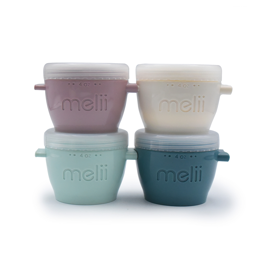 Melii SnapGo Set 4 Recipiente Silicon Bebe