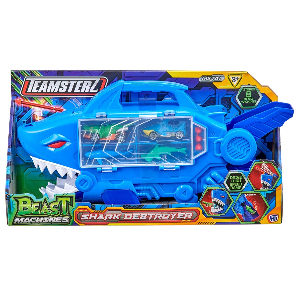 Teamsterz Shark Destroyer cu Masinute si Rachete