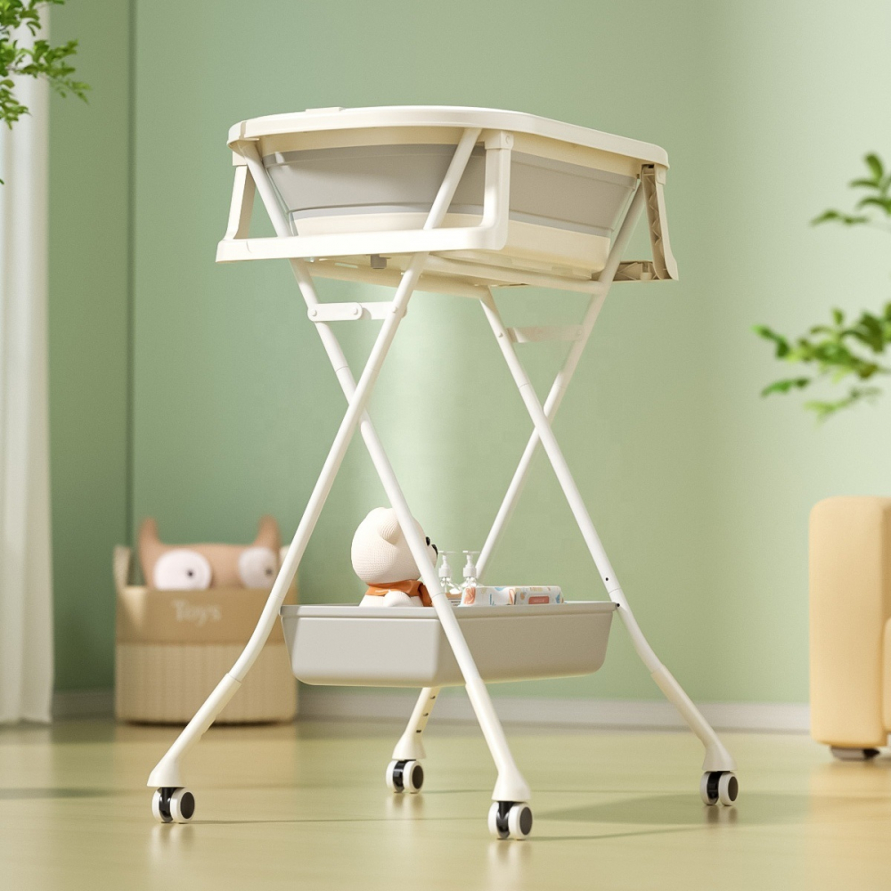 Cadita Pliabila Little Mom cu Suport Reglabil - imagine 3