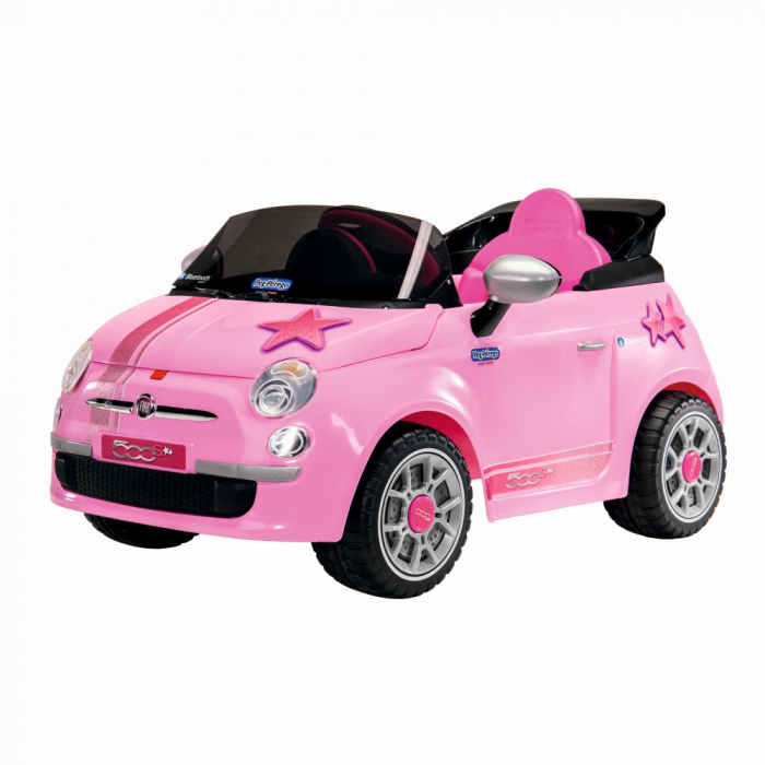 Fiat 500 Star Pink Peg Perego cu Telecomandă