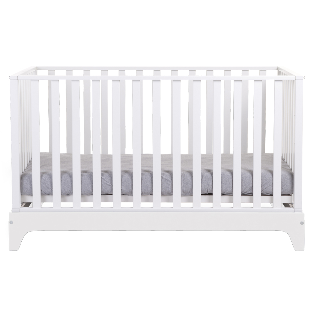 Patut Childhome Ref 17 Alb, Laterala Detasabila, 70x140 cm - imagine 2