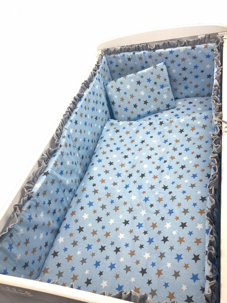 Lenjerie patut 5 piese Croitoria Noastra, 120x60 cm - imagine 2