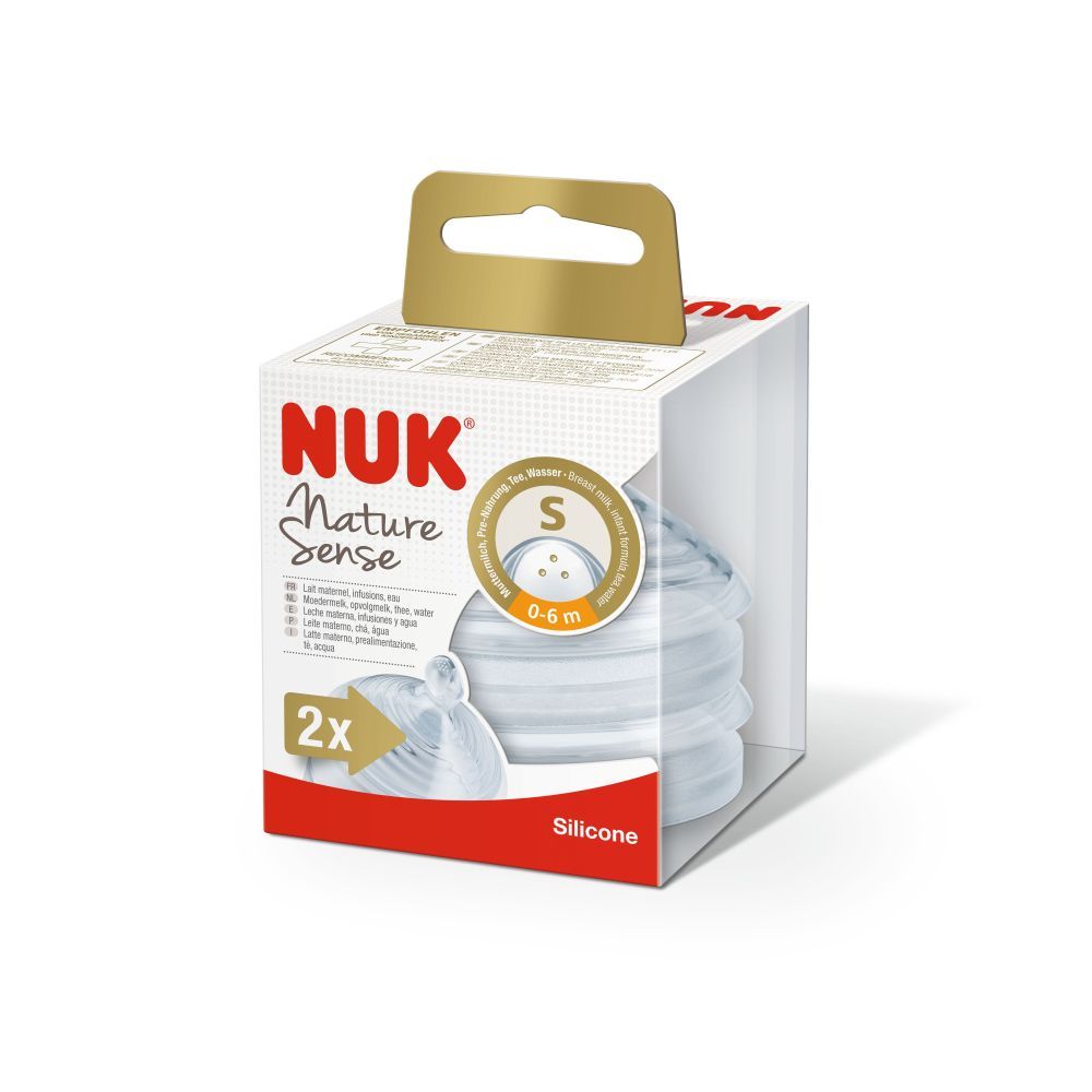 Set 2 Tetine NUK Nature Sense Silicon 1S - imagine 2