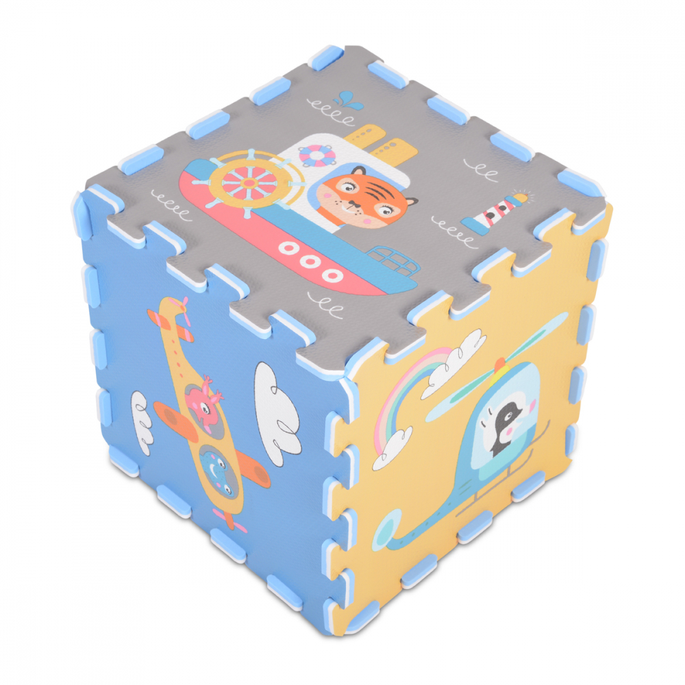 Covoras Puzzle Moni 9 Piese, Decorativ - imagine 3