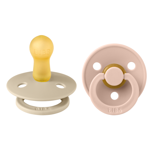 Set 2 Suzete BIBS Latex, Tetină Rotundă, 6+ Luni - imagine 4
