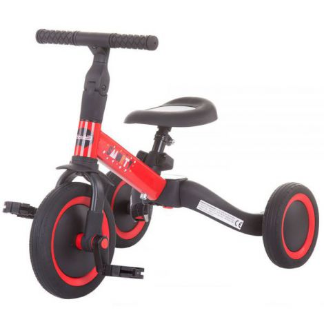 Chipolino Smarty 2in1 Roșu | Tricicletă Transformabilă