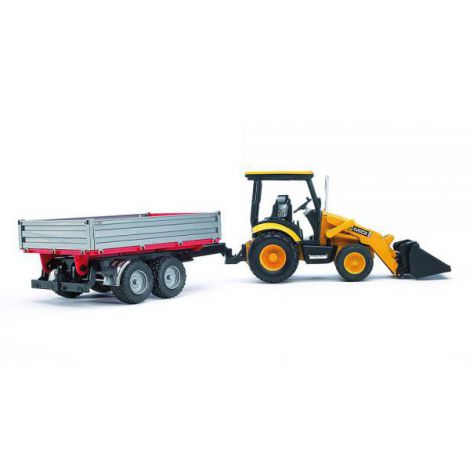 Bruder Buldoexcavator JCB - Jucărie 3 în 1 - imagine 3