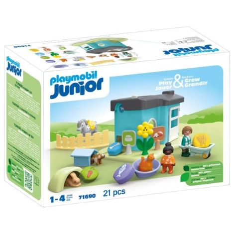 Playmobil Junior Custi Animale | Joacă Educațională - imagine 2
