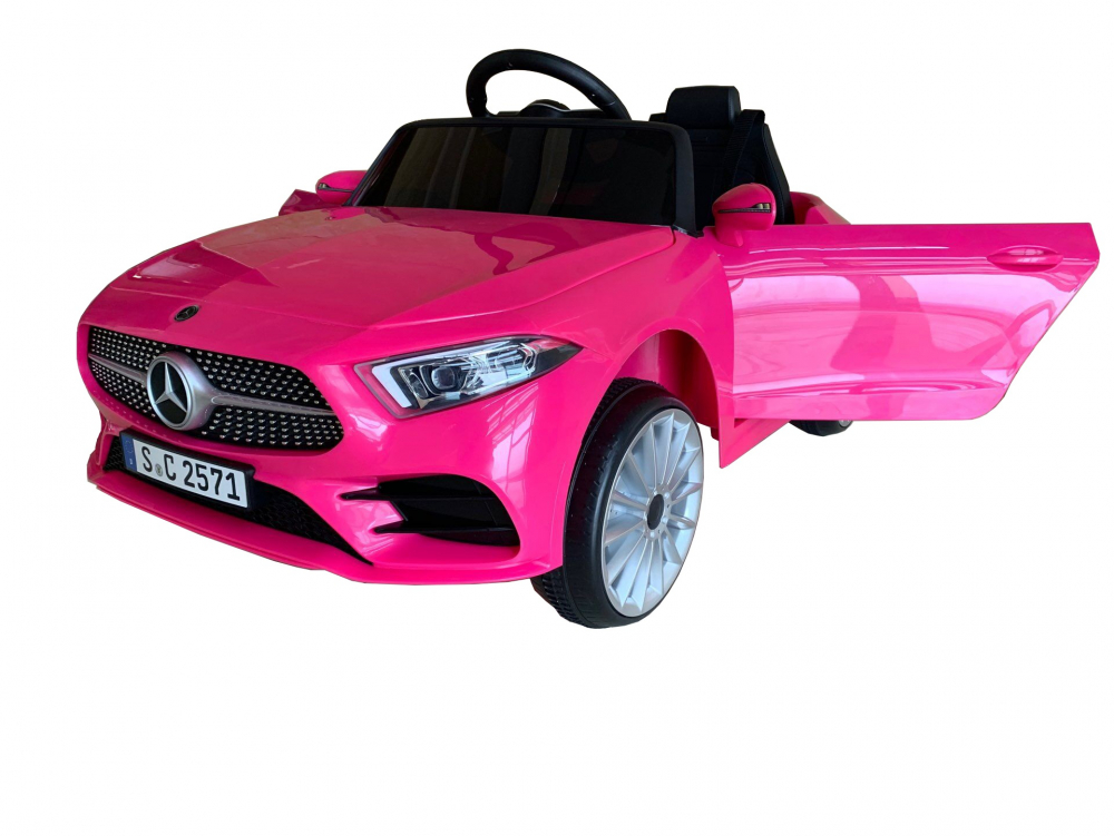 Mașinuță Electrică Mercedes CLS350 Roz, 60W, Telecomandă