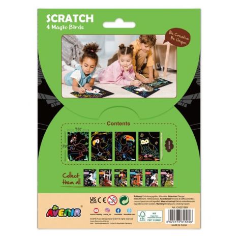 Set Scratch Art Pasari Magice Avenir 3+ - imagine 5
