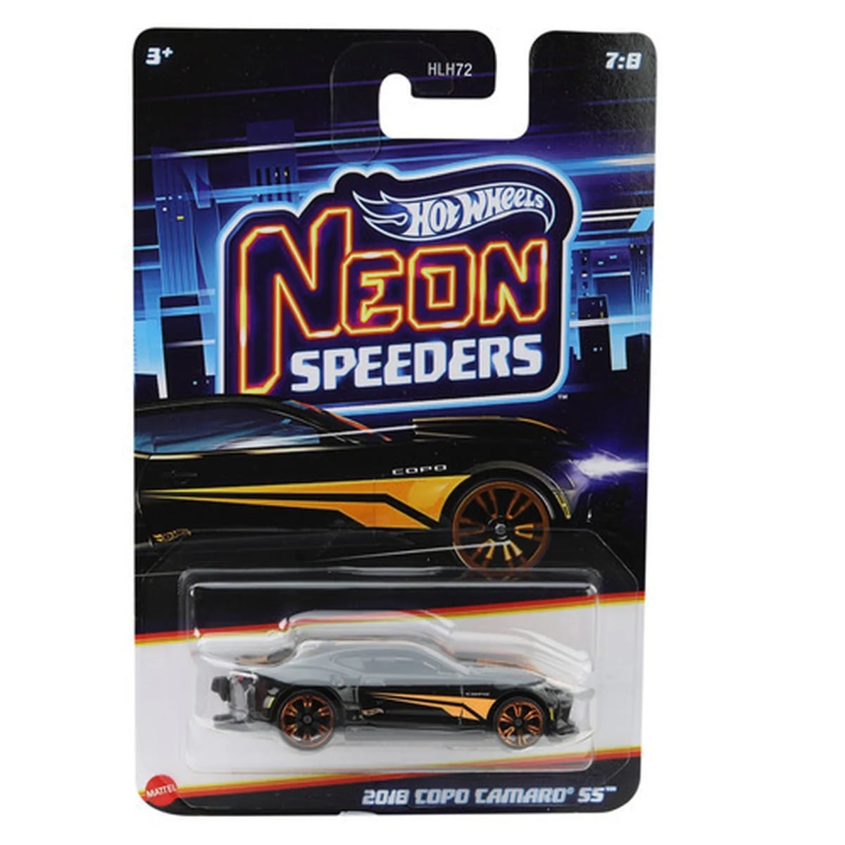 Hot Wheels 2018 COPO Camaro SS Neon Speeders