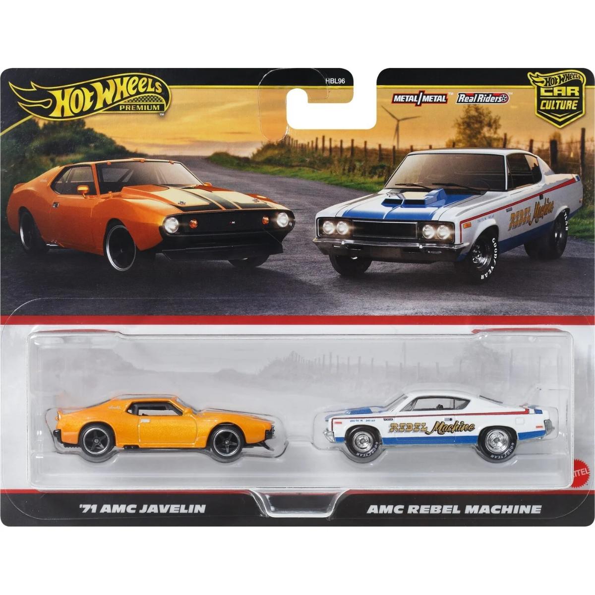 Set Hot Wheels AMC Javelin & Rebel Metal