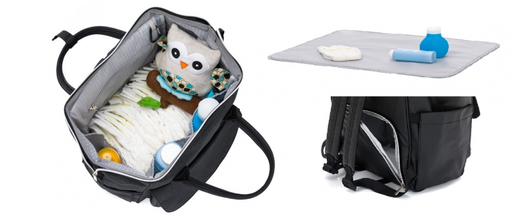 Geanta Rucsac Fillikid Melange Black, Practică - imagine 3