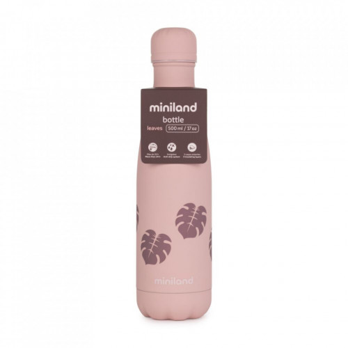 Sticla Termos Miniland Terra Leaves 500 ml - imagine 2