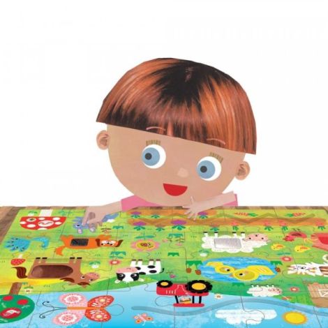 Puzzle Tactil Headu Montessori - Dezvoltare Senzorială - imagine 2