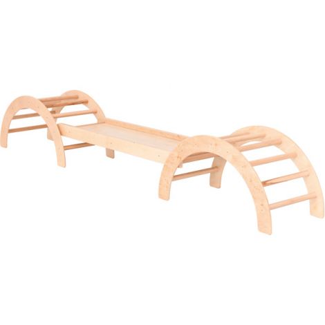 Tobogan Lemn Gimnastică Moje Bambino 150cm - imagine 2