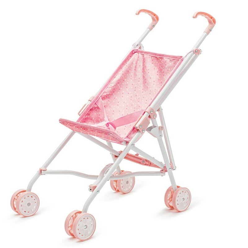 Carucior Papusi Baby Mix Pliabil Pink