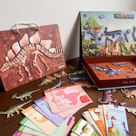 Joc Magnetic Dinozauri Mieredu - Educativ - imagine 4