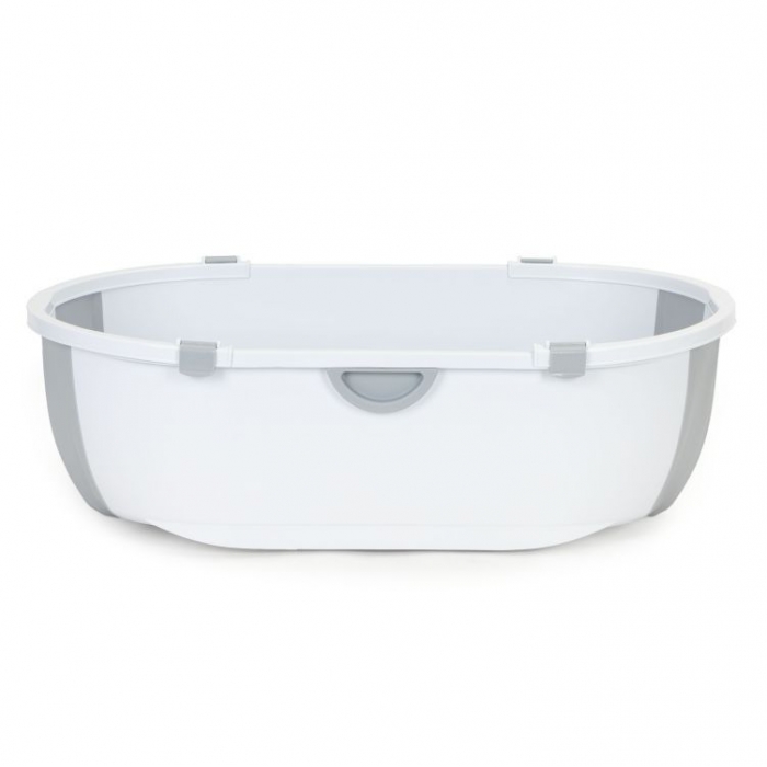 Cadita baie Ecotoys HA-B46 Gri cu dop scurgere - imagine 4