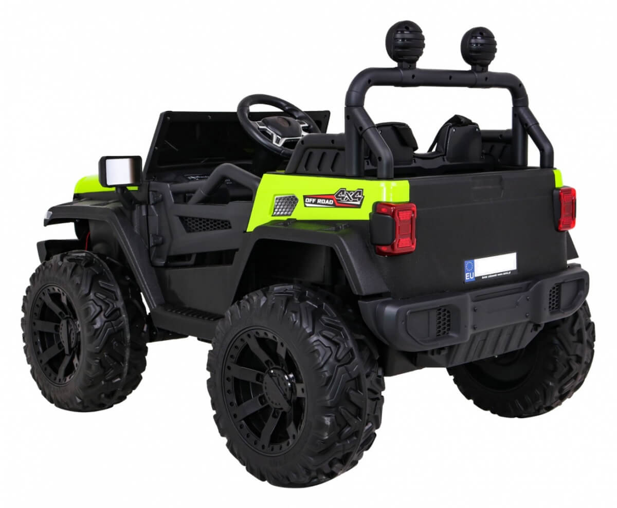 Mașinuță Electrică OFF-ROAD 4X4 Verde | Autokids - imagine 5