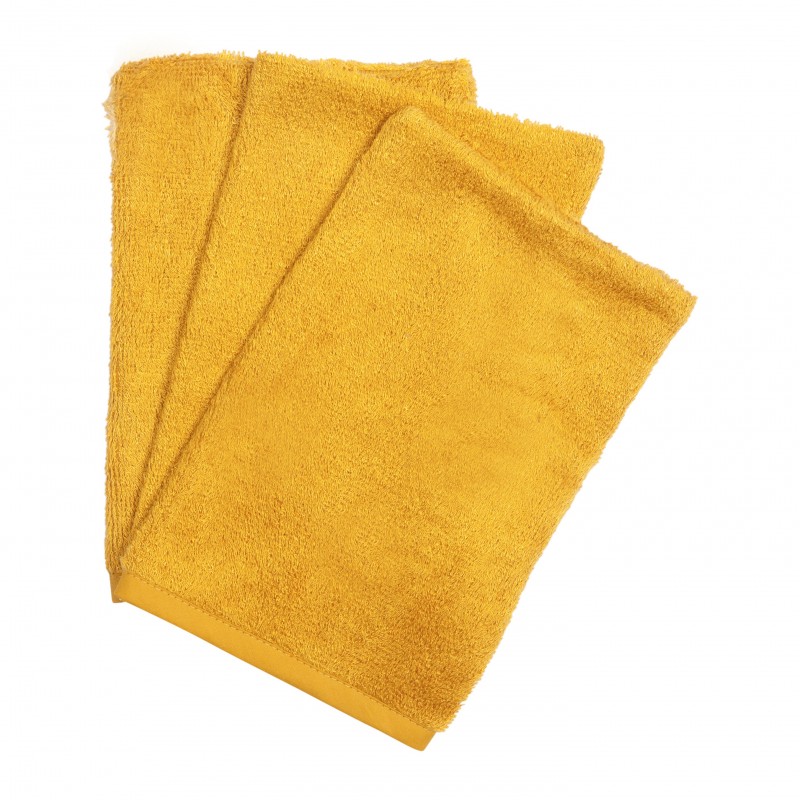 Set 3 Mănuși Bambus Ocru Timboo - AntiBacteriene