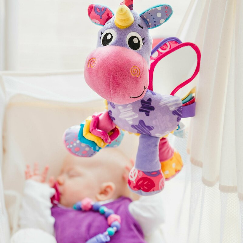 Playgro Activity Friend Stella Unicorn, 39 cm - imagine 3