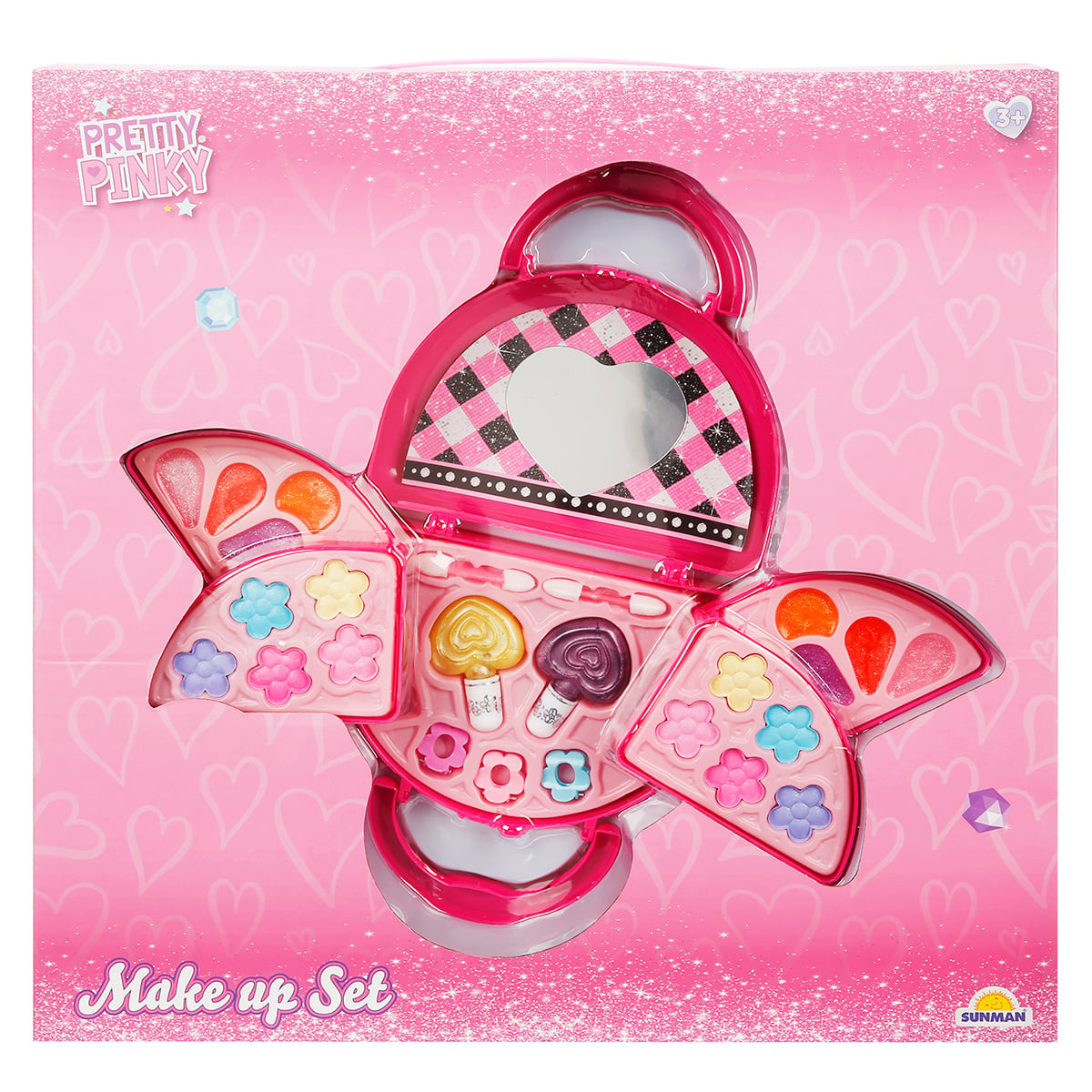 Set Make-up Pretty Pinky în Gentuță, 5 Compartimente