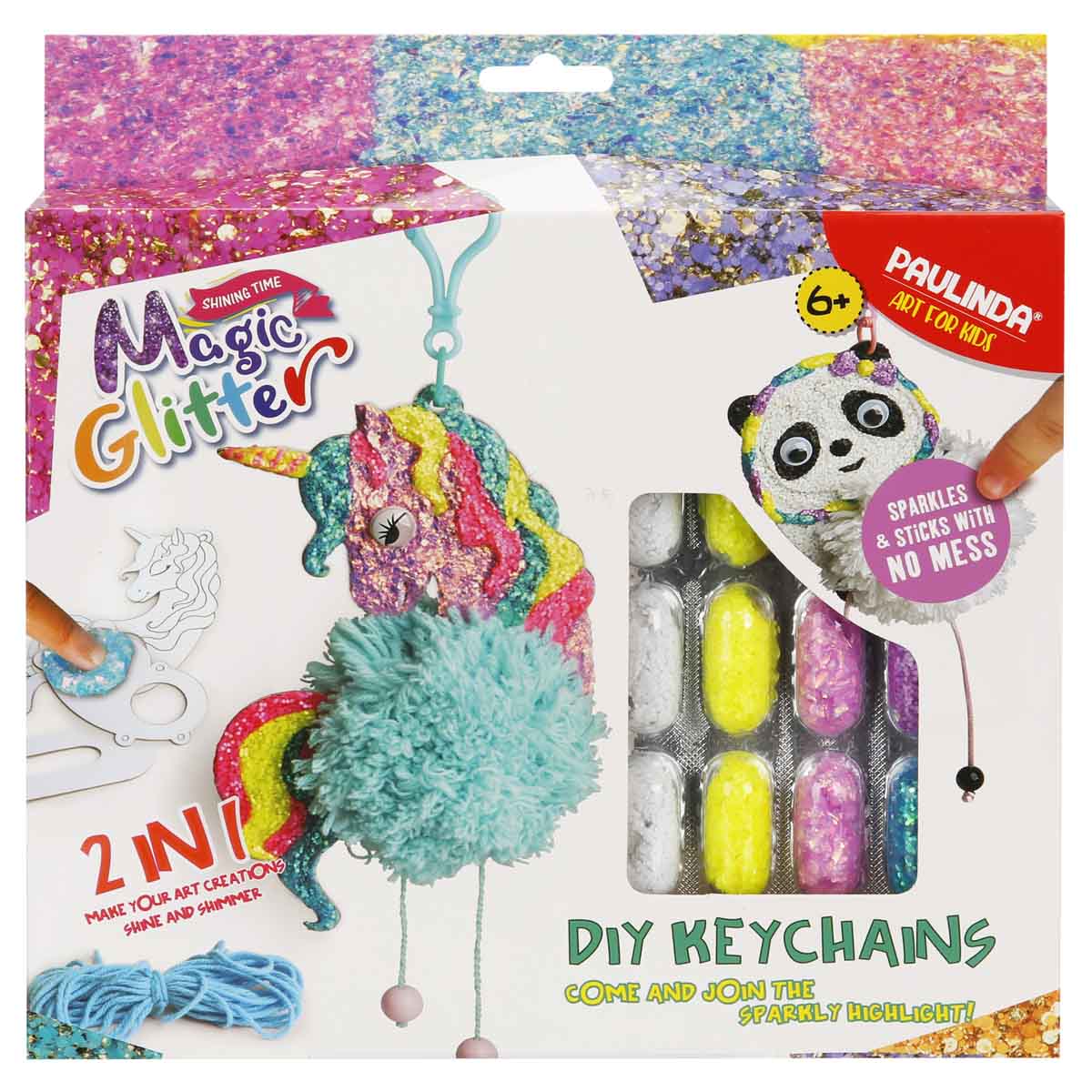 Set Creatie Brelocuri 2-in-1 Paulinda Magic Glitter