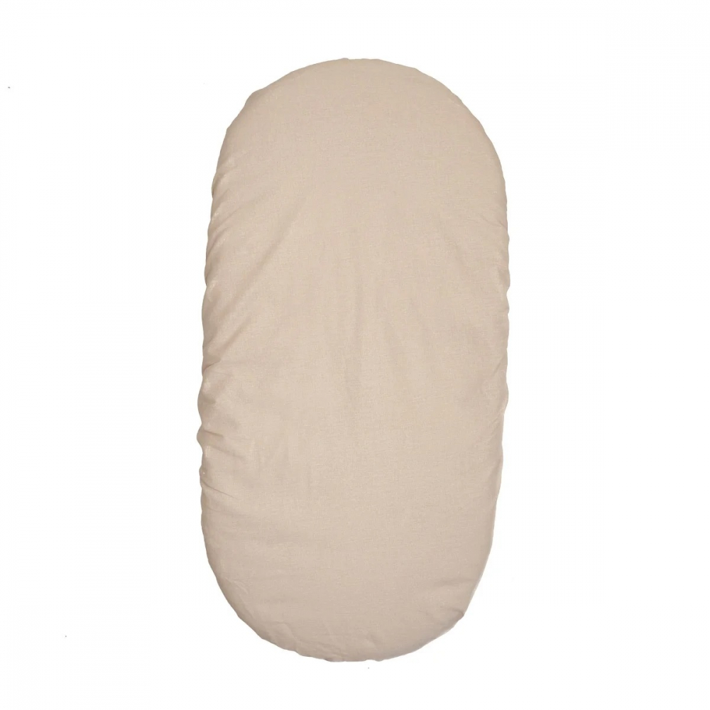 Cearsaf bumbac Twins crem carucior 90x50 cm
