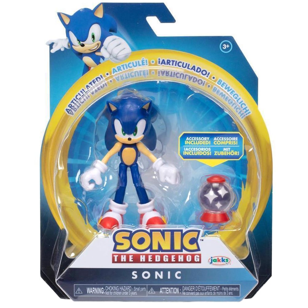 Figurina Sonic 10 cm Articulata cu Accesoriu