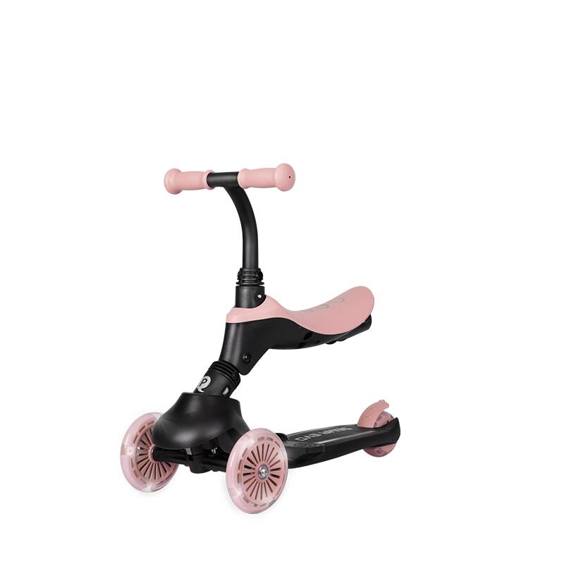 Trotineta QPlay Sema EVO 6-in-1 Roz Multifuncțională