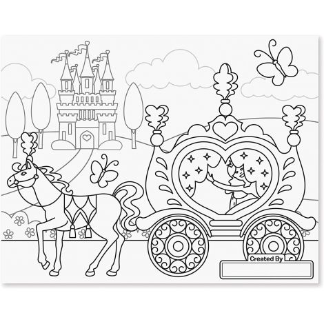 Melissa&Doug Caiet Colorat Printese și Zane Jumbo - imagine 5