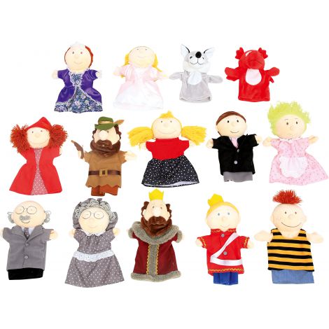 Set 14 păpuși de mână Moje Bambino